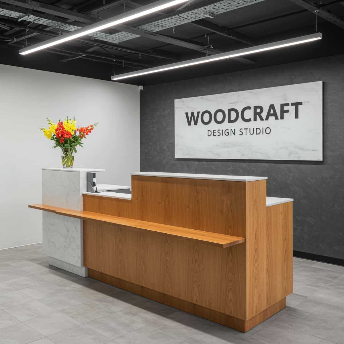 Custom Reception Desk